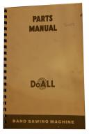 DoAll Mdl. 1612-0 Parts Manual Vertical Bandsaw